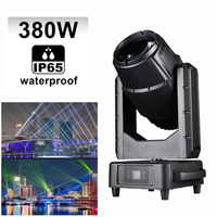 Foco móvil de haz de 380W impermeable IP65 de fábrica de Guangzhou para exteriores, ideal para espectáculos en parques y uso bajo el agua.