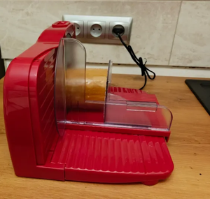 220V thực phẩm điện Slicer cho hộ gia đình sử dụng mỏng để dày <span class=keywords><strong>slicing</strong></span> gấp lên thiết kế với nút an toàn - Product Image 1