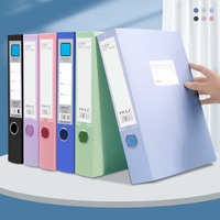 Organizador de carpetas de archivos de plástico de oficina multifunción de tamaño A4, caja de almacenamiento ejecutiva, Carpetas con logotipo personalizado