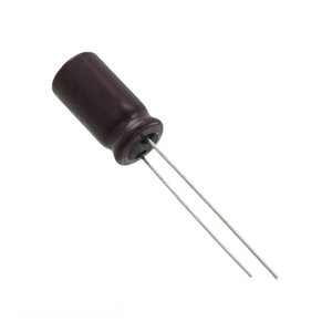 Condensador Original UPJ1A471MPD 470 uF CAP ALUM 470UF 20% 10V RADIAL TH de Montaje a Través de Orificio - Product Image 1