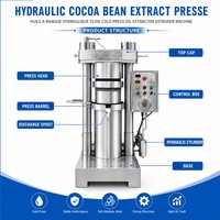 Mini Baobab Pompoen Hennepzaad Walnoot Kokosnoot Avocado Cacaoboon Canola Koolzaad Hydraulische Olie Extract Koude Oliepers Machine