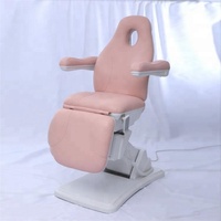 Table de massage électrique moderne BonnieBeauty pour hôpital, avec réglage électrique du dossier, de la hauteur, du repose-pieds et de l'inclinaison, coussin de 8 cm, pliable