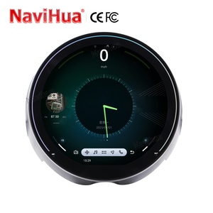Navihua - Radio para Auto Android con Pantalla Táctil Redonda de 11.7 Pulgadas, Navegación GPS, Unidad Multimedia con Carplay para BMW MINI F60 2016 2018 - Product Image 1