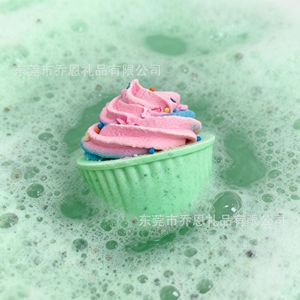 Bombas de Baño Personalizadas con Forma de Pastel, 100% Ingredientes Naturales, Explosión de Burbujas para el Baño, Estilo Adorable, Impresión por Transferencia de Calor - Product Image 2