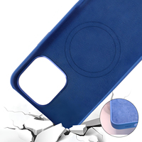 Coque de téléphone portable magnétique sans fil antichoc en silicone liquide de haute qualité, design sportif, personnalisable en gros pour 16 15 14