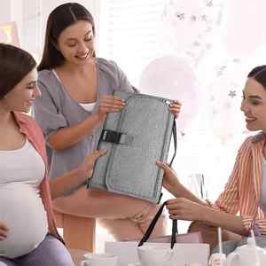 Gran oferta, cambiador de bebé con estampado personalizado, cambiador de bebé portátil, bolsa de pañales - Product Image 4