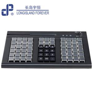 Chất lượng cao hoàn toàn lập trình 66-Key POS thiết bị đầu cuối bàn Phím Cherry MX bàn phím với 3 bài hát MSR công nghệ - Product Image 5