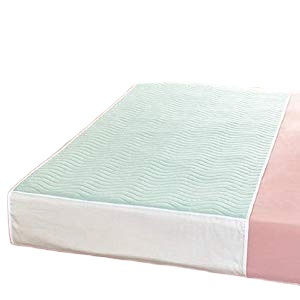 100% sous-coussin matelassé imperméable lavable pour incontinence hospitalière avec aile - Product Image 3