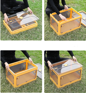 Boîte d'organisation transparente <span class=keywords><strong>pliable</strong></span> 60L maison cuisine <span class=keywords><strong>Camping</strong></span> en plein air stockage voiture coffre Organisation <span class=keywords><strong>pliable</strong></span> <span class=keywords><strong>vaisselle</strong></span> stockage - Product Image 6