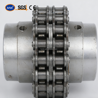 Accouplement de chaîne à rouleaux robuste KC-4012, accouplement d'arbre durable pour machines chimiques, compresseurs légers, ventilateurs centrifuges