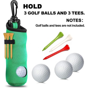 กระเป๋านีโอพรีนขนาดเล็กพกพาได้หลากสีกระเป๋าเก็บลูกกอล์ฟกระเป๋าเก็บของกระเป๋าหนีบเอวที่ยึดทีกอล์ฟ - Product Image 3