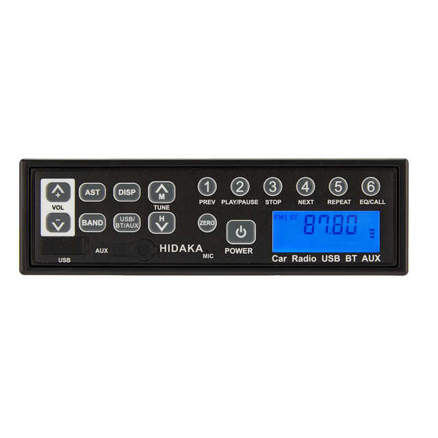 BT FM AM USB  HI-M200 Car Radios with External Antenna Jack 12 24V Excavator Radio