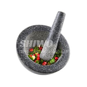 <span class=keywords><strong>Venta</strong></span> caliente hogar cocina granito natural Molcajete mortero y mortero - Product Image 2