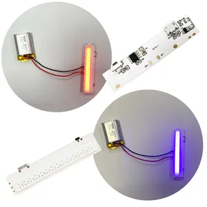 Fabricant personnalisé 3V/2V 2W/0.48W Bule Red COB LED Chip à bord pour lampe de poche rechargeable USB portable