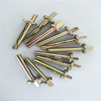 Ancre de sécurité en acier au carbone galvanisé MOSEN M6, ancre à percussion pour plafond en béton, ancre à percussion, grade 4.8, capacité de 5 à 113 kN
