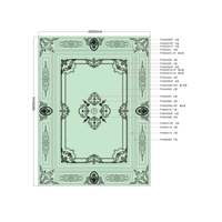 Moulures décoratives de plafond pour villa de luxe, moulures de plafond en polyuréthane, ensemble complet de rosettes et de moulures de bordure pour plafond