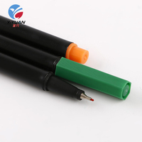 Haute qualité pointe Fine Micro aiguille stylo mince coloré Microfineliner marqueur ensemble matière plastique