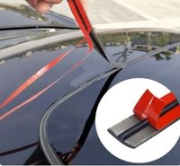Xinhong XHQC-Kendinden Yapışkanlı Soyulabilir ve Yapıştırılabilir Araba Fitil Bandı D Şekilli EPDM Kauçuk Şerit Kapı Pencere Aralığı Sızdırmazlık Bandı