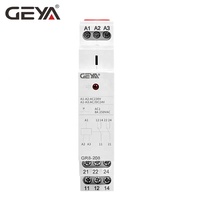 Relais de commutation GEYA GR8-316 de type rail DIN AC DC 12V 24V 230V, relais intermédiaire, relais auxiliaire 16A, homologué ROHS