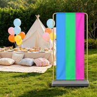 Toile de fond personnalisée série Arc-en-ciel Gay, pour l'agencement de festivals, la mise en scène de cérémonies et l'ornement de cabines photo