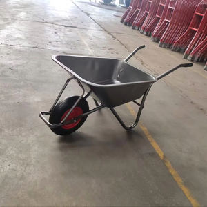 รถสาลี่โลหะแบบแบนไม่มีล้อนิวเมติก100กก. สำหรับงานก่อสร้างในฟาร์มสวน - Product Image 1