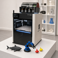 Printer 3D Bambu Lab H2S AMS Combo Format Besar 4-in-1 dengan Kecepatan Cetak 1000mm/s, Presisi Tinggi & Dukungan Multi-Warna
