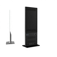 Reproductor de Señalización Digital LED LCD 4K de 65/75 Pulgadas para Interiores, con Pantalla Táctil Compatible con Sistema Operativo Android/Windows, 1 Año de Garantía