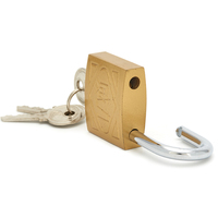 Vente en gros de mini arrêts de porte en fonte de 25mm Cadenas de sécurité de haute qualité en laiton avec 3 clés en fer pour usage domestique de toutes tailles
