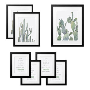 Marco de Fotos Cuadrado de Madera Hecho a Mano, Moderno, Negro, A1-A5, con Logotipo Personalizado, Impresión Digital, Ecológico, Colorido, <span class=keywords><strong>Aibo</strong></span> - Product Image 2