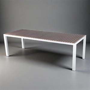 Mesa y Sillas Largas <span class=keywords><strong>de</strong></span> <span class=keywords><strong>Madera</strong></span> Plástica <span class=keywords><strong>para</strong></span> Exteriores, Resistentes a la Intemperie, <span class=keywords><strong>de</strong></span> WPC, <span class=keywords><strong>para</strong></span> <span class=keywords><strong>Patio</strong></span>, Jardín, Comedor, Restaurante, Cafetería, Club, Piscina, <span class=keywords><strong>Bar</strong></span> - Product Image 6