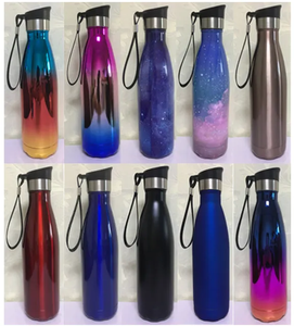 Double paroi de tournesol, bouteille de bibelot de haute qualité en acier inoxydable - Product Image 2