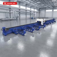 Découpeuse laser CNC à fibre numérique haute puissance 20000W 12000W 12KW pour tubes métalliques biseautés et profilés en H, avec fonction PLT