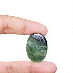 FAIJAN GEMS Serpentine verte de qualité supérieure, toutes formes, pierres précieuses naturelles, cabochons pour la fabrication de bijoux, taille personnalisable, Rajasthan - Product Image 1