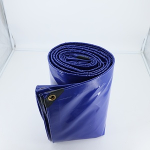 Bâche tissée imperméable bleue robuste de style uni pour usage extérieur - Product Image 3