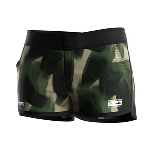 Shorts de Baño 2 en 1 para Mujer, para Resort y Uso Diario, UPF100, Bolsillos Inclinados, Absorben el Sudor, para Piscina y Calle - Product Image 1