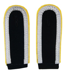 Paire d'épaulettes de général allemand de la Seconde Guerre mondiale en feutre non tissé à coudre avec perles, accessoires d'uniforme Heer Guard, prix usine bas, personnalisables - Product Image 1