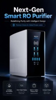 Purificador de Agua RO de 7-9 Etapas para Debajo del Fregadero, Precisión de 0.0001um, Pantalla TDS Inteligente, Componentes Certificados por NSF, 15 Años de Garantía de Fábrica
