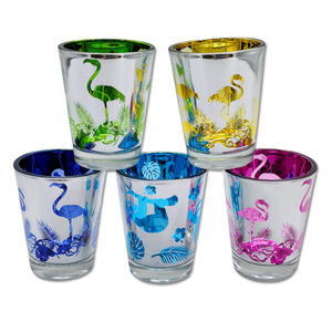 Logotipo personalizado de fábrica Calcomanía Impresión completa Puerto Rico <span class=keywords><strong>Costa</strong></span> Rica Recuerdo Perezoso Vaso de chupito - Product Image 6