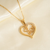 Collier tendance en acier titane plaqué or 18 carats avec pendentif rose en forme de cœur et chaîne à maillons pour la mode européenne et américaine, idéal pour les fêtes, OEM