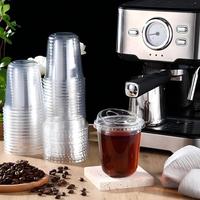 XUELI Verres à vin en plastique jetables écologiques Logo personnalisable Couvercle inférieur en forme de U Conception simple pour boissons froides Café