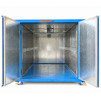 Horno industrial resistente a altas temperaturas para la solidificación de pintura en polvo