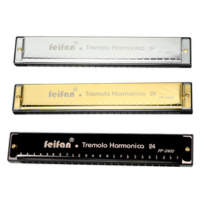 Harmonica polyphonique FeiFan 24 trous en Do, en plastique, éducative, lot <span class=keywords><strong>de</strong></span> 6, pour débutants et adultes, niveau d'entrée, vente transfrontalière à succès - Product Image 5