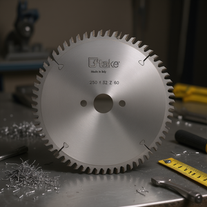 Lame de scie circulaire Ttake 250 mm 60 dents pour aluminium et alliages légers - Product Image 3