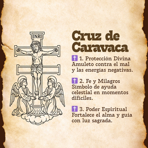 Pendentif Croix de Caravaca en Acier Inoxydable Doré Chaîne Religieuse Élégante Collier Unisexe - Product Image 2