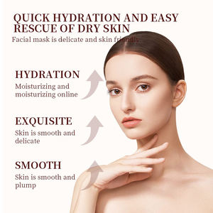 Diwo Masker Wajah Anti Penuaan, masker wajah Anti Penuaan, Label pribadi OEM, Pelembab 24K, kolagen emas, asam hialuronat, lembaran masker wajah kristal emas - Product Image 5