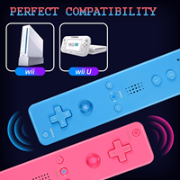 Manette sans fil avec télécommande intégrée Motion Plus Nunchuks, manette de jeu pour Nintendo Wii / Wii U
