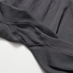 Бесшовные комбинезоны в рубчик зимние теплые тренировочные комбинезоны для девочек с длинными рукавами удобные спортивные боди на молнии леггинсы женские комбинезоны - Product Image 4