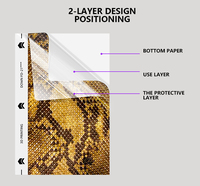 Film de protection universel 3D gaufré en PVC pour téléphone portable, compatible avec les machines de découpe de films hydrogel - En stock
