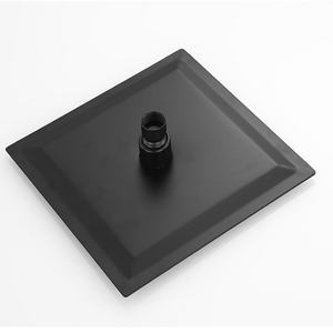 Pomme de douche carrée en acier inoxydable 304 de 12 pouces, bras d'extension de 15 pouces, grande pluie, cascade, douche complète pour la salle de bain - Product Image 6