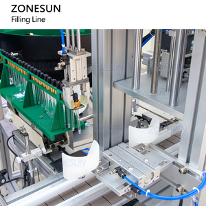 ZONESUN Automatic Cosmetic Liquid Nail Polish Essential Oil <b>Dropper</b> <b>Bottle</b> Filling Capping Labeling Machine Line With Cap Feeder - Product Image 4